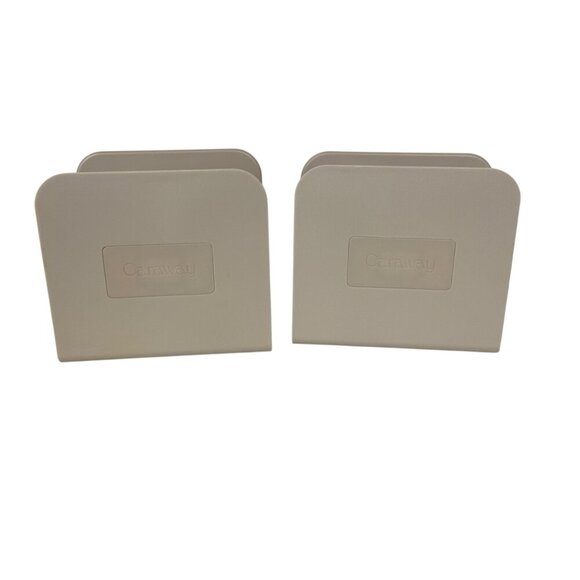 Caraway Cookware Magnetic Shelf Organizers Set of 2 Beige Plastic - Picture 1 of 4